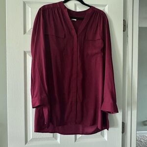 Chico’s Women's Burgundy Blouse